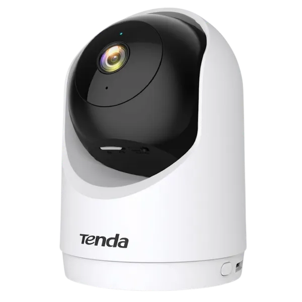 Cámara de Seguridad Tenda 360° – Resolución 2K, Audio Bidireccional, Conexión WiFi / Ethernet [Blanco]