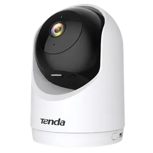 Cámara de Seguridad Tenda 360° – Resolución 2K, Audio Bidireccional, Conexión WiFi / Ethernet [Blanco]