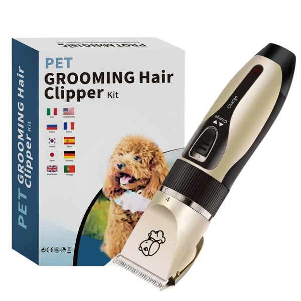 Kit de Peluquería Canina – Inalámbrico, Recargable, Corte Ajustable