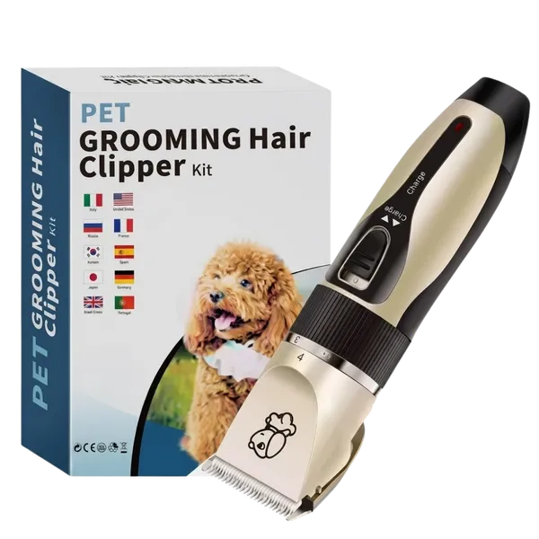 Kit de Peluquería Canina – Inalámbrico, Recargable, Corte Ajustable