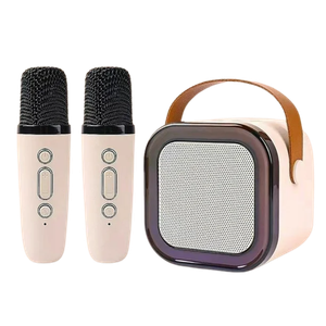 Máquina de karaoke portátil Bluetooth Blanco