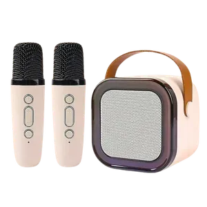 Máquina de karaoke portátil Bluetooth Blanco