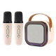 Máquina de karaoke portátil Bluetooth Blanco