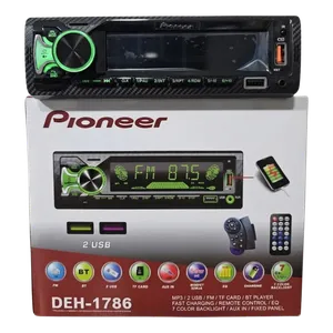 Reproductor para Carro Pioneer – Bluetooth, MP3, Doble USB [Iluminación en 7 Colores]