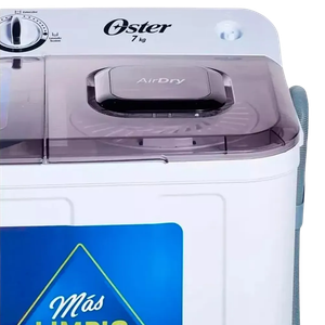 Lavadora Semiautomática Oster Doble Tina 7 kg