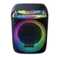 Corneta Bluetooth Newkool 8" – Luces RGB, Panel Superior, Portátil [Negro]