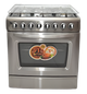 Cocina JAGUAR 6H( QUEMADORES DE HIERRO COLADO Y PLANCHA)
