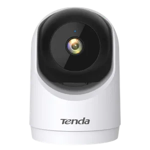 Cámara de Seguridad Tenda 360° – Resolución 2K, Audio Bidireccional, Conexión WiFi / Ethernet [Blanco]