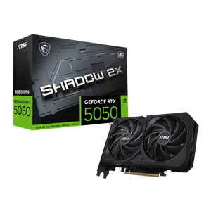 Tarjeta Gráfica MSI RTX 5050 Shadow X2 8GB