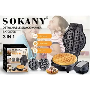 Waflera 3 en 1 SOKANY