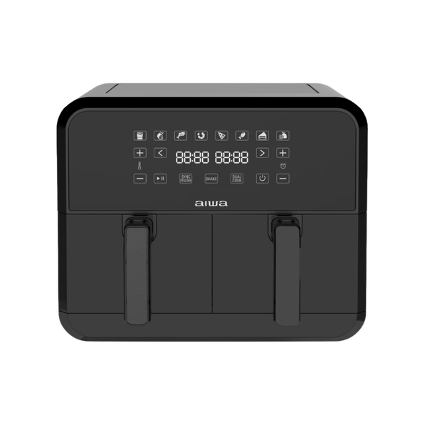 Freidora de Aire Aiwa Doble Compartimiento 8lts