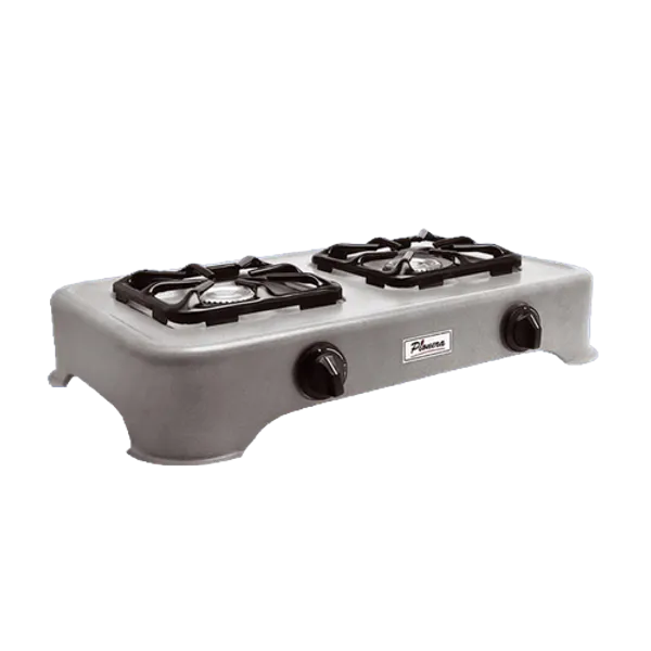 Cocina con tapa a gas SALCAR 2H