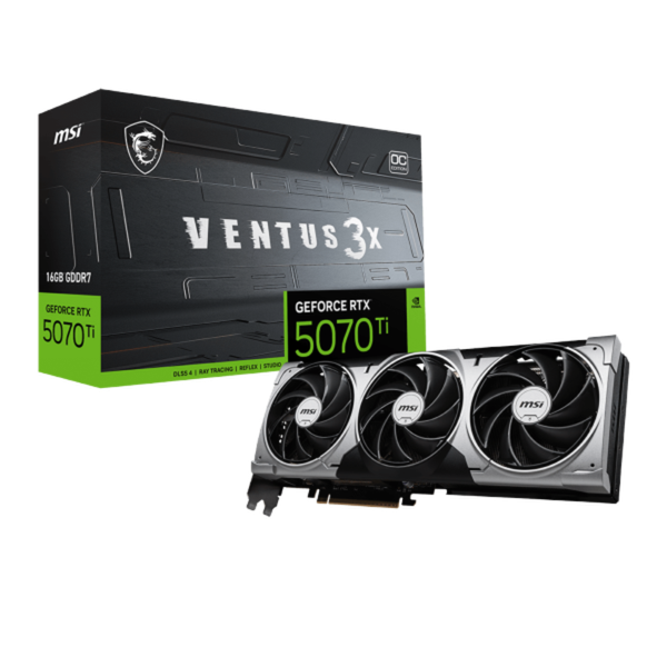 Tarjeta Gráfica MSI GeForce RTX 5060 Ti Ventus X3 16GB
