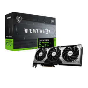 Tarjeta Gráfica MSI GeForce RTX 5060 Ti Ventus X3 16GB