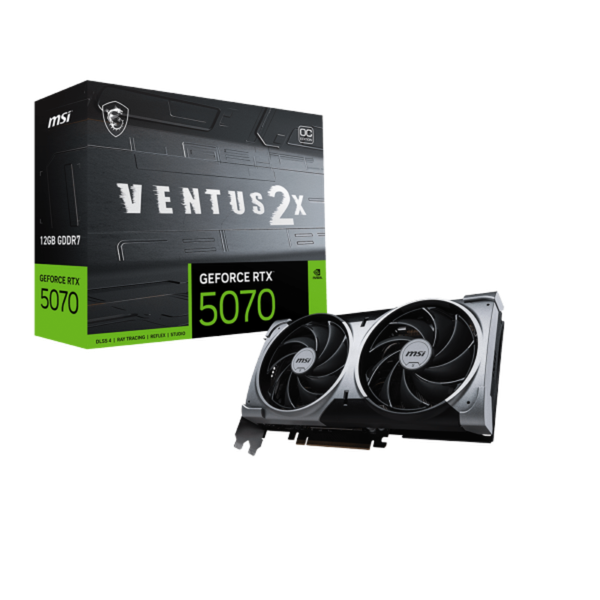 Tarjeta Gráfica MSI GeForce RTX 5070 12GB VENTUS 2X OC
