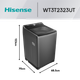 Lavadora Automática Hisense 23 Kg Gris