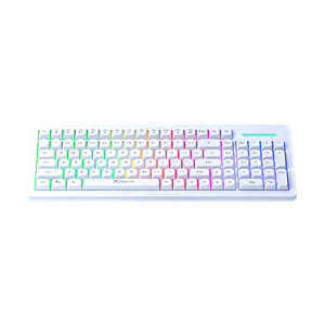 Teclado Gaming Xtrike Me KB-309 WH | Blanco con Iluminación 3-Colores