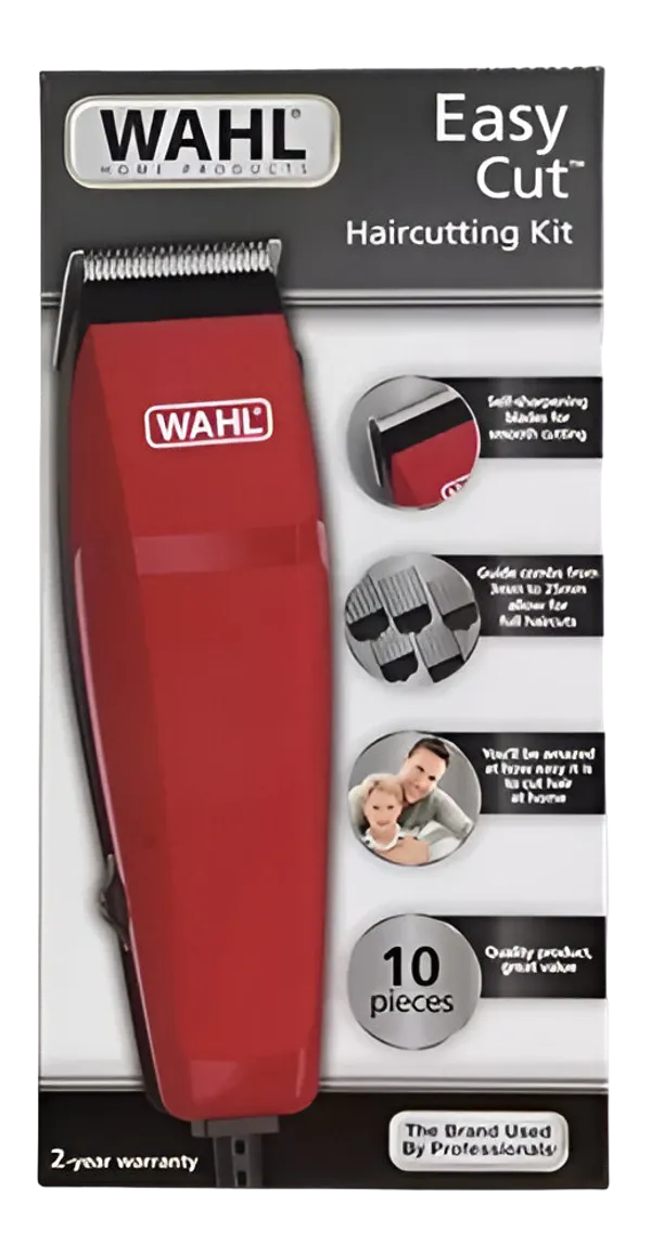 Maquina De Afeitar Wahl Easy Cut Combo 10 Piezas