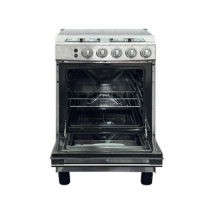 Cocina a Gas Frigilux 4 Hornillas Acero Inoxidable con Encendido Eléctrico