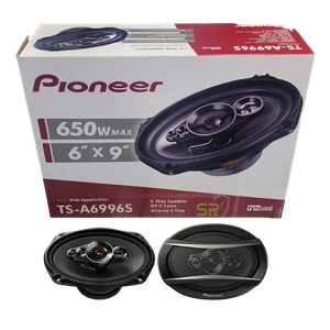 Cornetas Pioneer 6x9" – 5 Vías, 650W, Sonido de Alta Definición [Negro]