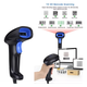 Escáner Láser Inalámbrico 1D/2D/QR con Base y USB