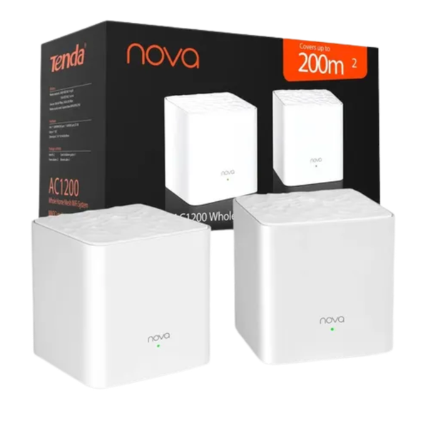 Router Tenda Mesh AC1200 WiFi Malla Doble Banda (2 Pack)