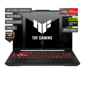 Laptop 15.6" ASUS TUF Gaming A16 FA607NUG-WH73 – AMD Ryzen 7 7445HS 16/512 Gb 
