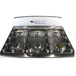 Cocina a gas 6H 30" Gplus Gris