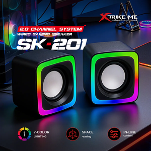 Corneta PC RGB 2.0 Xtrike Me SK-201 – Mini Beast con Iluminación 7 Colores