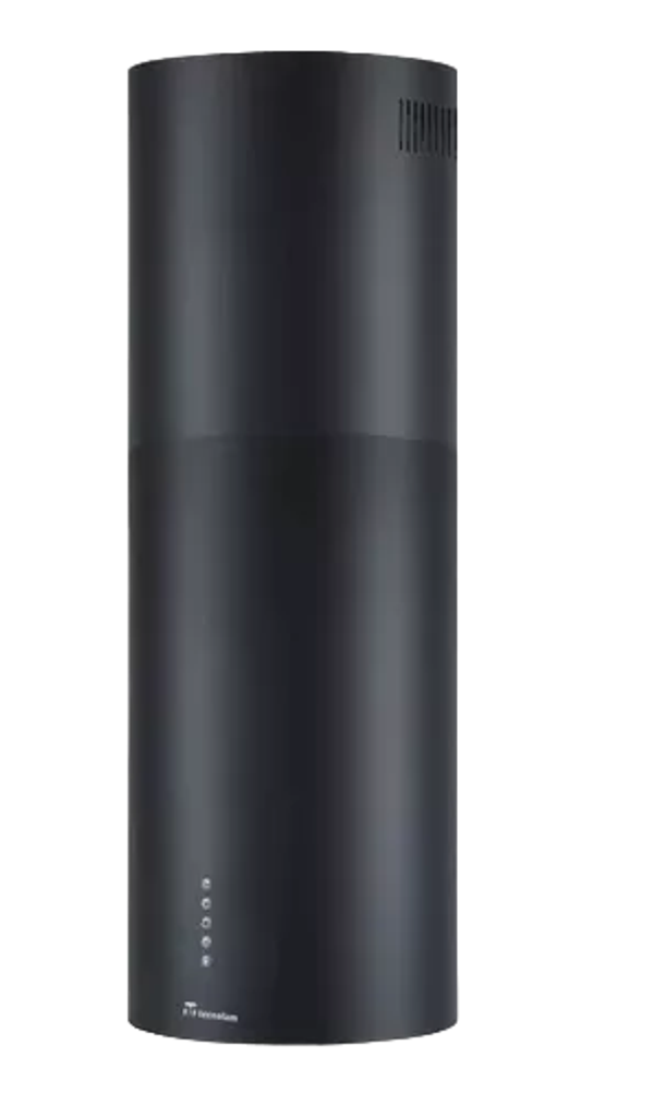 Campana De Isla De 35 Cm Cilindra Tecnolam Color Negro