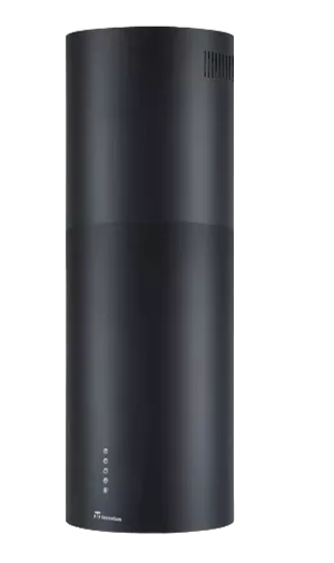 Campana De Isla De 35 Cm Cilindra Tecnolam Color Negro