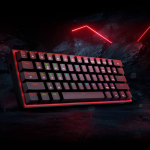 Teclado Mecánico Redragon Fizz Pro K616-RGB Negro