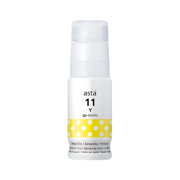 Tinta Canon GI-11 70ML Yellow ASTA
