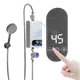 Calentador de Agua Eléctrico Instantáneo – Pantalla Digital, Kit de Ducha Incluido, Calentamiento Rápido [Blanco]