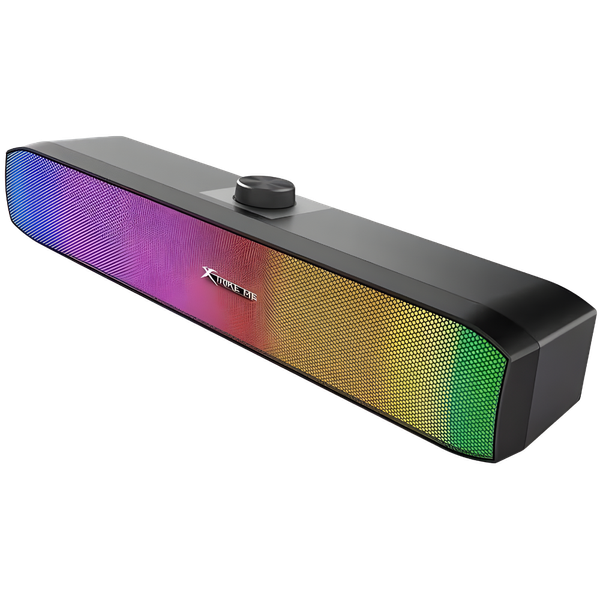 Barra de Sonido Xtrike Me SK-605 – Parlante RGB con Conexión USB + 3.5 mm
