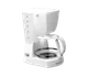 CAFETERA 10 TAZAS BLANCA VASO VIDRIO PRIME HOME