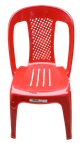 Silla Roja Duraplast (Sin posa manos)
