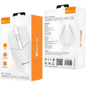 Mouse Óptico Xtrike Me GM-124 WH Blanco