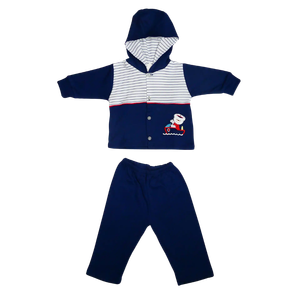 Conjunto de Niño 2 Piezas Bebu / Azul Marino (1M)