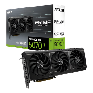 Tarjeta Gráfica ASUS GeForce RTX 5070 Ti 16GB OC PRIME 3 Fans