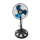 Ventilador de Pedestal Coven 10" – 60W, Aspas de Alto Flujo, Diseño Compacto [Azul/Negro]