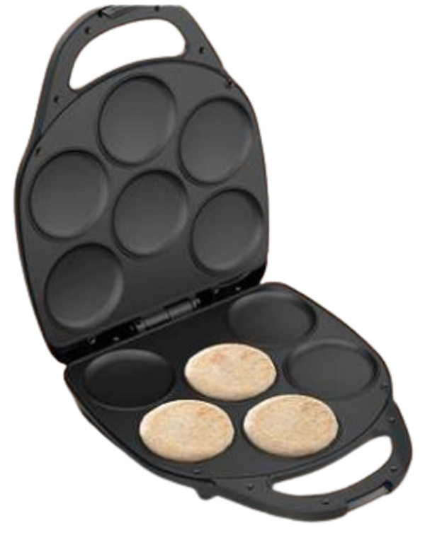 Asador de arepas 6 cavidades