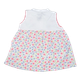 Vestido de Niña 2 Piezas Bebu Blanco/Rojo 