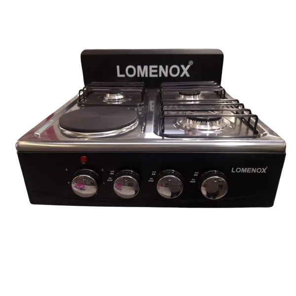 Cocina de 4 hornillas 3 a gas y una eléctrica LOMENOX