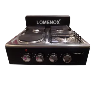 Cocina de 4 hornillas 3 a gas y una eléctrica LOMENOX