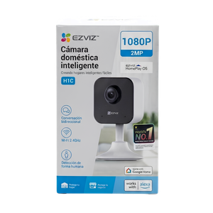 Cámara Inteligente EZVIZ H1C – Resolución 1080P, Audio Bidireccional, Detección Humana [Compacta]