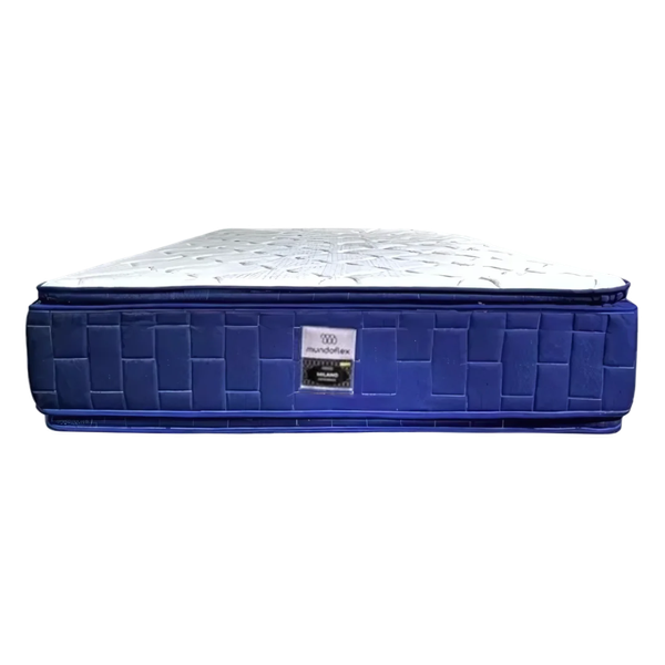 Colchón Ortopédico Mundoflex Milano Matrimonial con Doble Pillow
