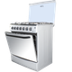 Cocina a gas 6H 30" Gplus Gris