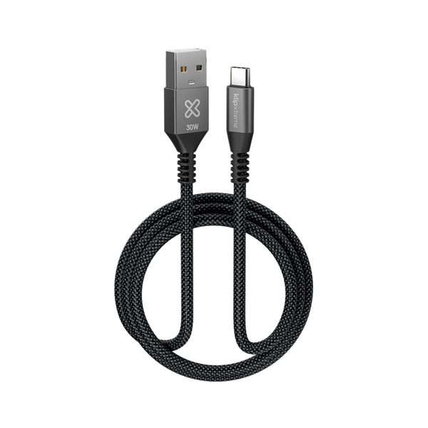 Cable Klip USB-A a USB-C 30W – Trenzado 1,8 m