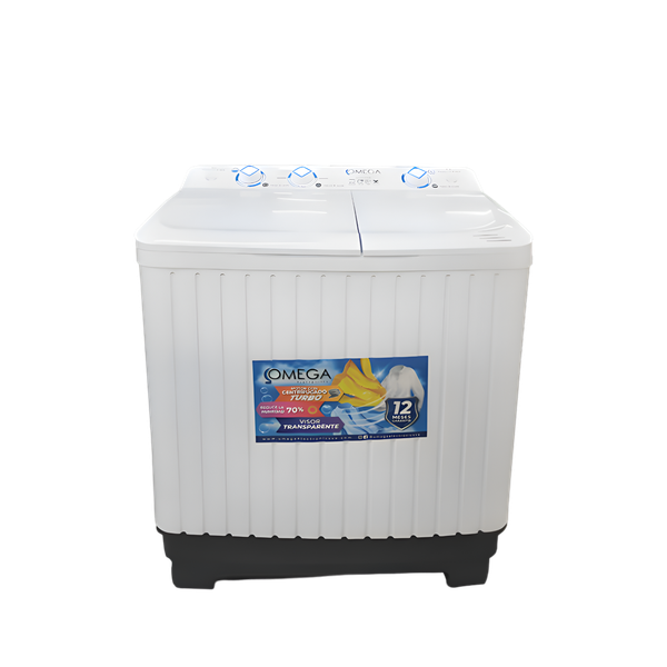 Lavadora Semi-Automática7kg Omega Doble Tina Blanca